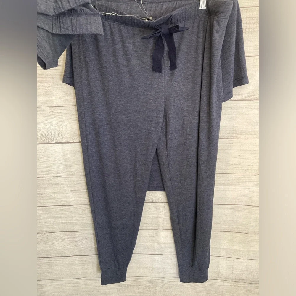 Felina | Ladies 3-Piece PJ Set Heather Blue - Picture 3 of 5
